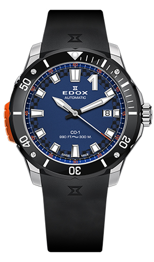 EDOX(エドックス) 2026新作 デザイン、実用性、プロ仕様スペックを高次元で融合した新たなスタンダードダイバーズ。エドックス「クロノオフショア1 ベゼルロック デイト オートマティック」