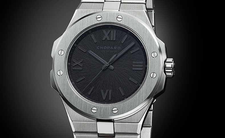 2023新作 禅の美学へのオマージュを捧げた「SHIKKOKU」の文字盤を備える端正なウォッチ。ショパール「アルパイン イーグル SHIKKOKU」