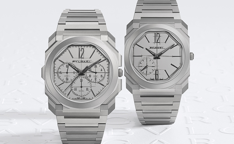 2022新作 2つのアイコンが示す独自の運命を形作ったダイアル。ブルガリ「オクト フィニッシモ 10周年記念モデル」2種が登場