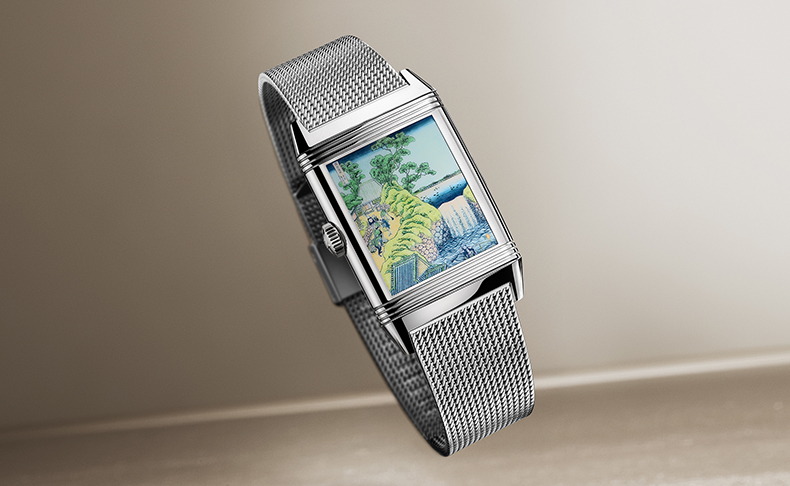 2026新作 葛飾北斎の4作品を称える、4つの新たなレベルソ・トリビュート・エナメルのタイムピース。ジャガー・ルクルト「レベルソ・トリビュート・エナメル」葛飾北斎 諸国瀧巡りシリーズ