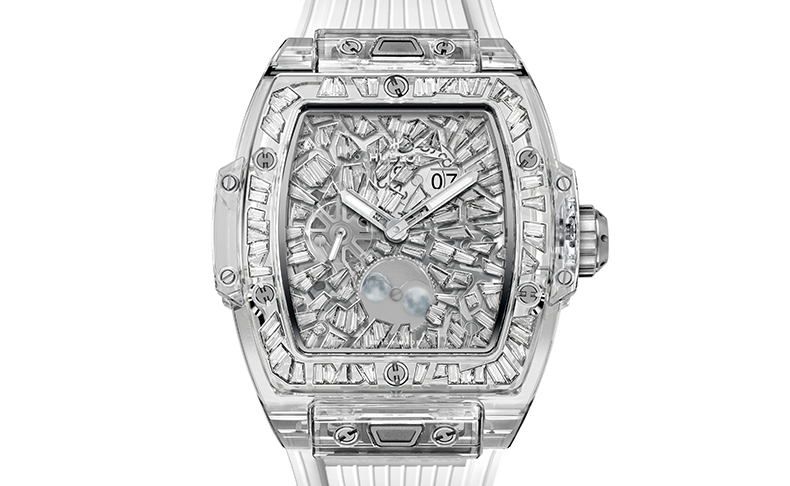 2026新作 ウブロ史上初、サファイアクリスタルにダイヤモンドをセッティング。ウブロ「スピリット オブ ビッグ・バン インパクト」