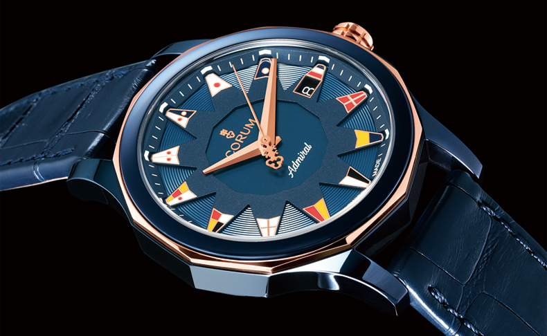 2020新作 豊かなマリンライフを彷彿するコルム「アドミラル」コレクションより、38ｍｍの小型ウォッチが登場