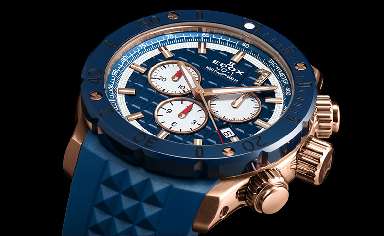 2020新作 エドックス「クロノオフショア 1」から、海上での壮絶な戦いに挑むレーサーにインスパイアされた特別モデルが登場