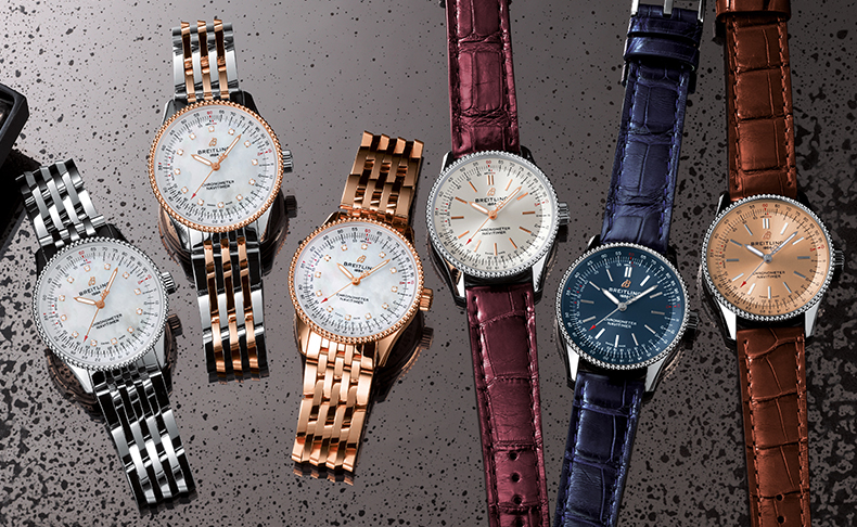 2020新作 コスモポリタンな女性のための伝説のタイムピース。ブライトリング「ナビタイマー オートマチック 35」