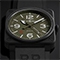 本物のミリタリーアビエーションウォッチ BR03-92 MILITARY TYPE