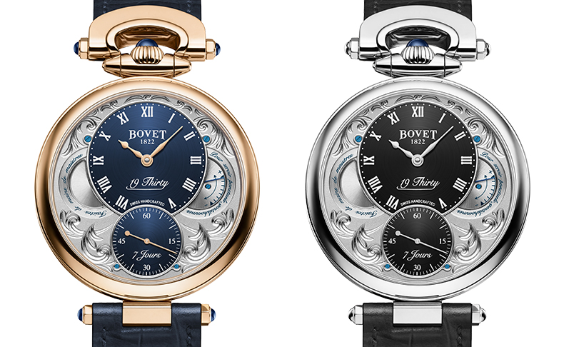 2019年 ボヴェ新作 1930年代の懐中時計のデザインを踏襲したコレクション「ナインティーン サーティ フルリエ」に新ダイアルのモデル登場