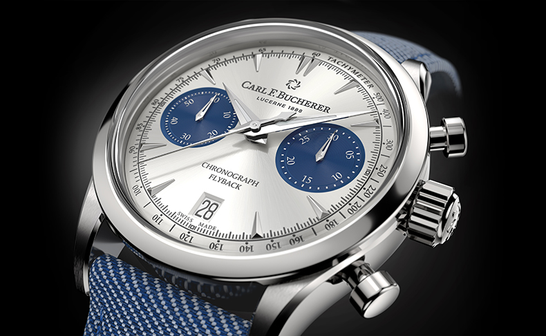 2022新作 カール F. ブヘラから色彩豊かで魅力的な「マネロ フライバック 40mm」が5つのバリエーションで登場