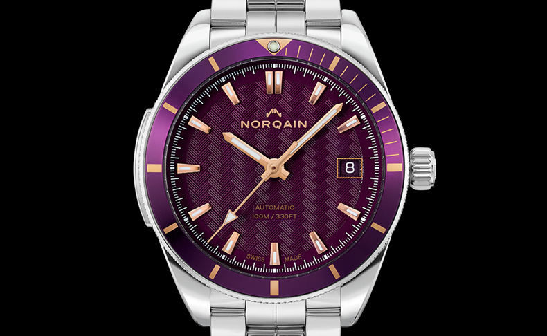 2022新作 ノルケイン「アドベンチャー スポーツ 37mm パープルダイアル」
