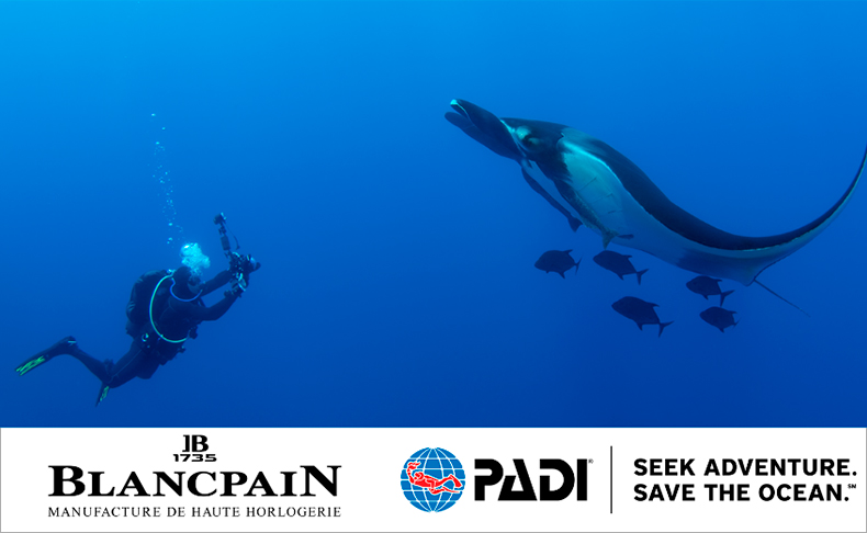 ブランパンとPADIが協力して、2030年までに海洋の30％を保全する活動に貢献