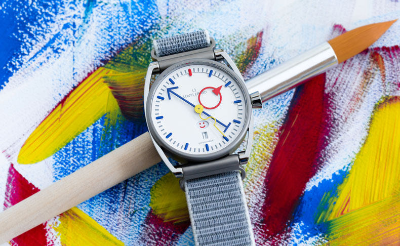 2022新作 曜日の表記が笑顔に変わる。ルイ・エラール×アラン・シルベスタイン「エクセレンス リミテッドエディション スマイルII Designed by Alain Silberstein」