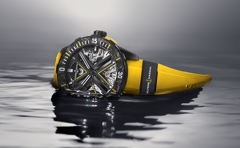 2022新作 複雑なスケルトン・ダイバーズウォッチがブラック&イエローでカムバック。ユリス・ナルダン「ダイバーX スケルトン ブラック」