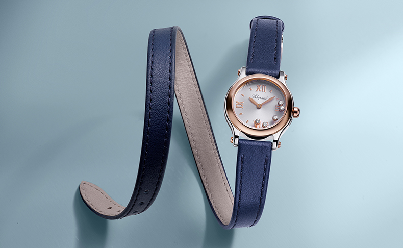 2023新作 ウォッチメイキング界のアイコンが新たなプロポーションを纏い、ジョワ・ド・ヴィーヴルを表現。ショパール「ハッピースポーツ - 25mm」