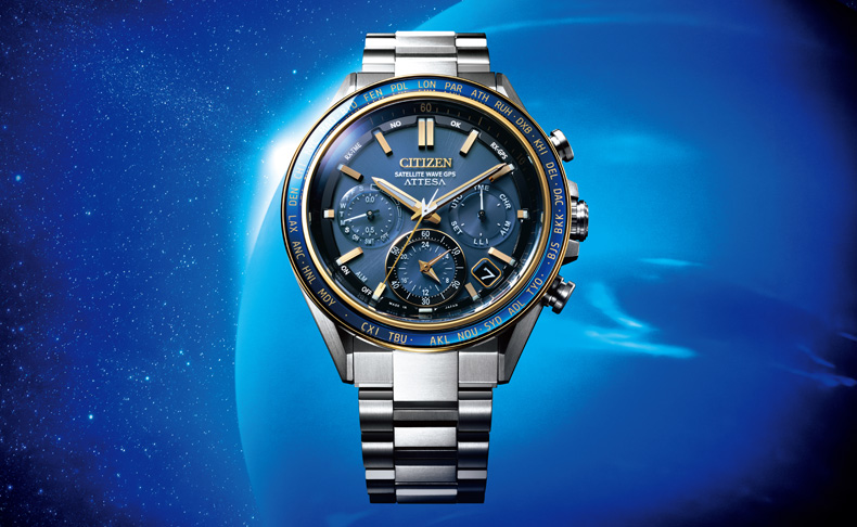 2023新作 巨大氷惑星"Neptune(海王星)"をテーマにした限定モデル。シチズン アテッサ「Power of Neptune」