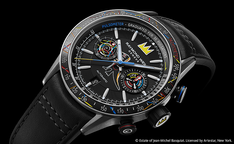 2023新作 レイモンド・ウェイル×ジャン＝ミシェル・バスキア。バスキアのアイコニックなアートワークが施された「フリーランサー」が登場