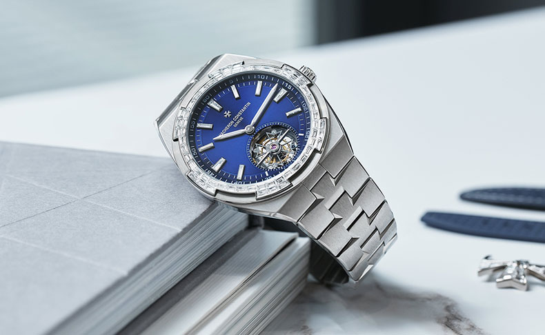 2023新作 華麗なエレガンスに彩られたスポーティシックなタイムピース。ヴァシュロン・コンスタンタン「オーヴァーシーズ・トゥールビヨン・ハイジュエリー」