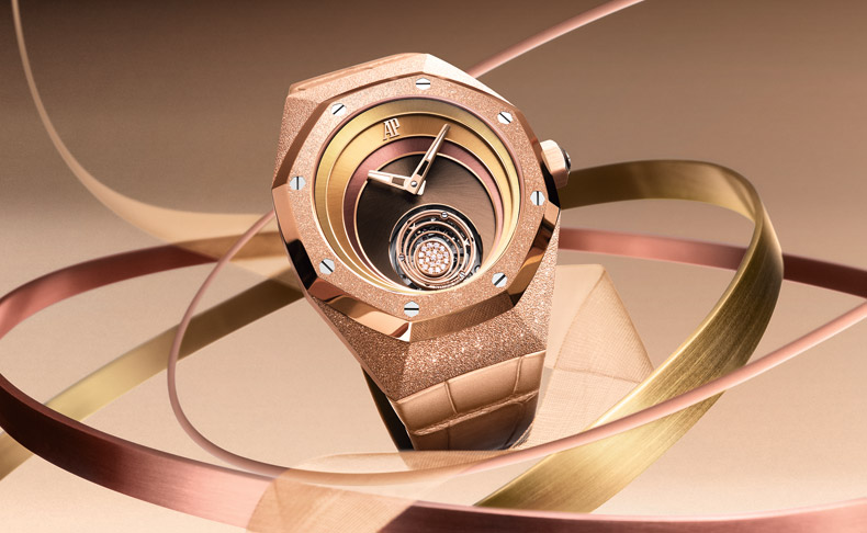 2024新作 タマラ・ラルフとコラボレーションした限定モデル。オーデマ ピゲ「ロイヤル オーク コンセプト フライング トゥールビヨン“タマラ・ラルフ”」