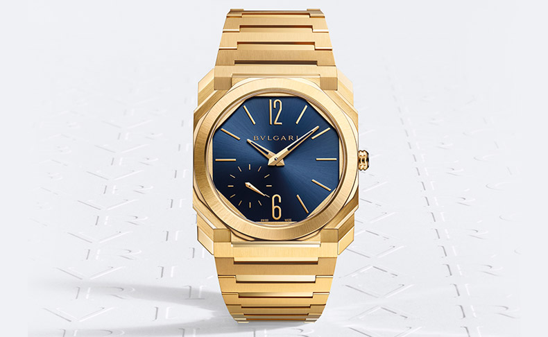 2024新作 時代を超える輝きを放つイエローゴールドを大胆に取り入れた。ブルガリ「オクト フィニッシモ」