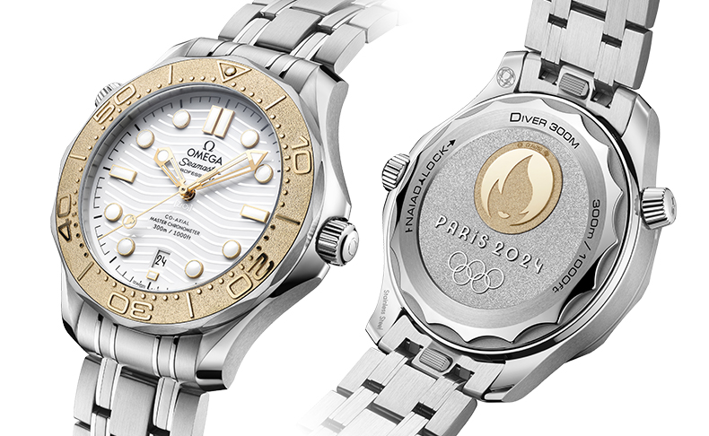 ゴールドメダルに思いを馳せて。オメガ「シーマスター ダイバー300M パリ 2024」、ついに発売開始