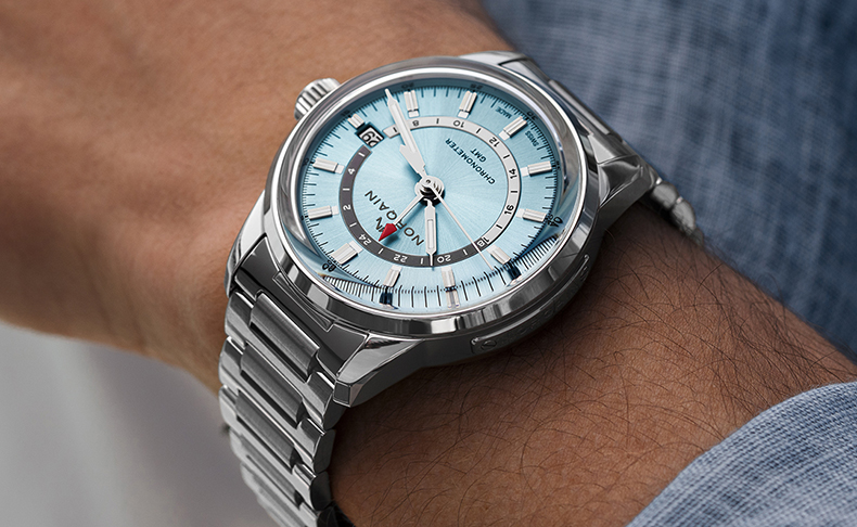 2024新作 ノルケイン「フリーダム60 GMT 40mm アイスブルー」