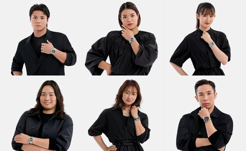 パリ2024で頂点をめざす6名の日本人アスリートがオメガ アンバサダーに就任