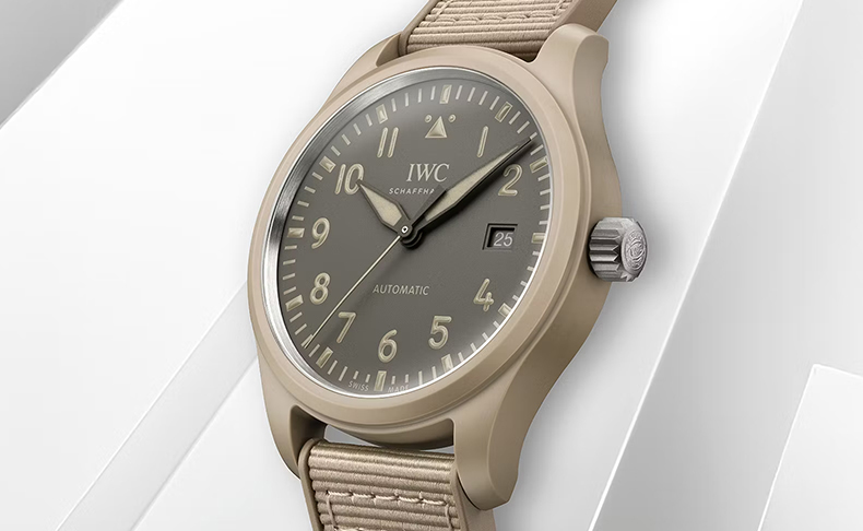 2025新作 トップガン・コレクションに新しいカラーバリエーションが登場。IWC「パイロット・ウォッチ・オートマティック 41・トップガン・モハーヴェ・デザート」