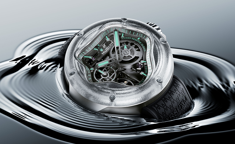 2025新作 芸術的な時計製造の流動的な進化。ウブロとダニエル・アーシャムが「MP-17 メカ-10 アーシャム スプラッシュ チタニウム サファイア 」を発表