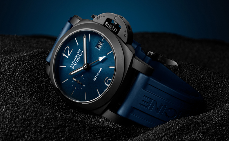 2025新作 パネライの海のスピリットとモダンなセラミックが融合。パネライ「ルミノール GMT チェラミカ」