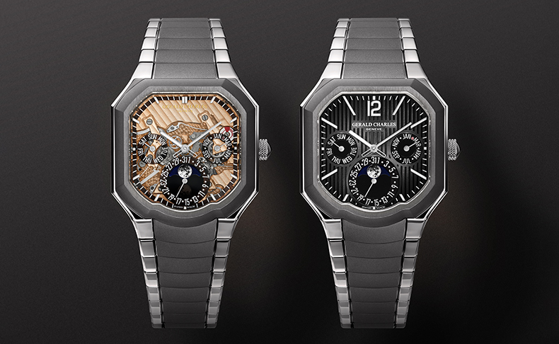 2026新作 自社製の驚異的なパーペチュアルカレンダーを搭載した「マスターリンク」。ジェラルド・チャールズ「マスターリンク パーペチュアルカレンダー」