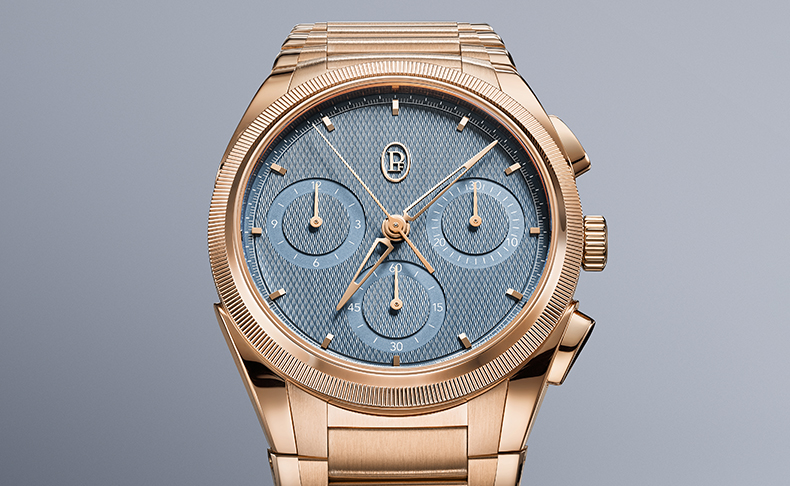 2026新作 光で研ぎ澄まされるパフォーマンス。パルミジャーニ・フルリエ「トンダ PF クロノグラフ ノーデイト ミネラルブルー 」