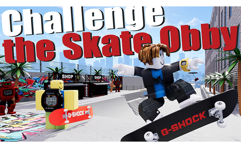 “G-SHOCK”が「Roblox」で若年層に向けた新たなブランド体験を提供。時計アイテムや公式ワールドを展開