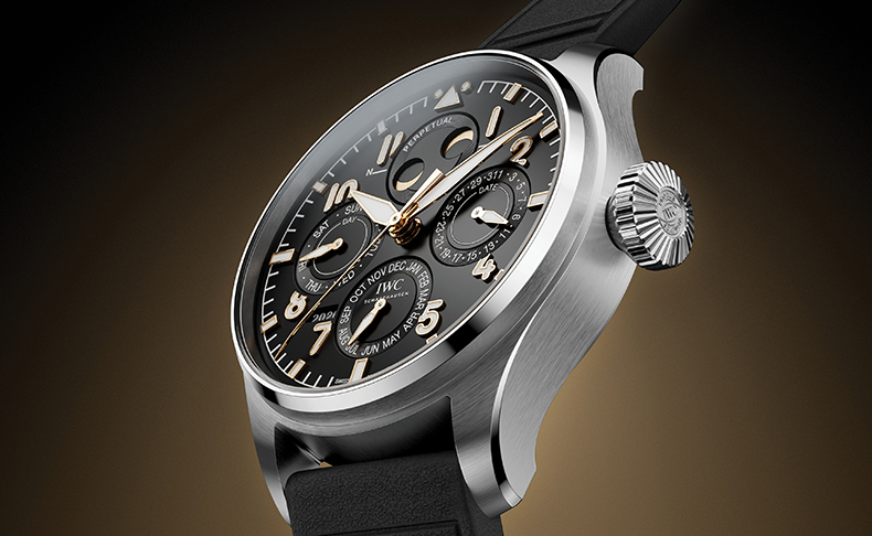 2026新作 メルセデス・ベンツの140年にわたるイノベーションを祝福。IWC「ビッグ・パイロット・ウォッチ・パーペチュアル・カレンダー・プロセット “140 イヤーズ メルセデス・ベンツ」