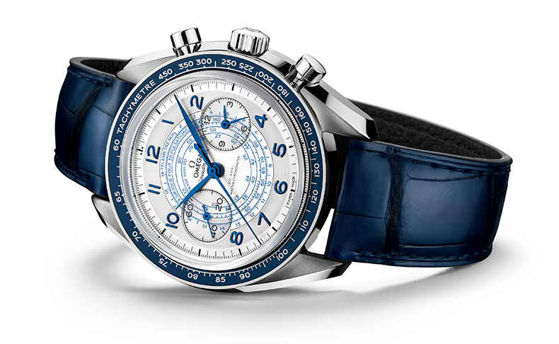 2021新作 1940年代から続くオメガ クロノグラフ ウォッチへのオマージュ。オメガ「スピードマスター クロノスコープ」