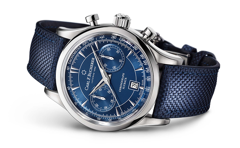 2020新作 カール F. ブヘラ「マネロ フライバック」からブルーダイアルのモデルが登場