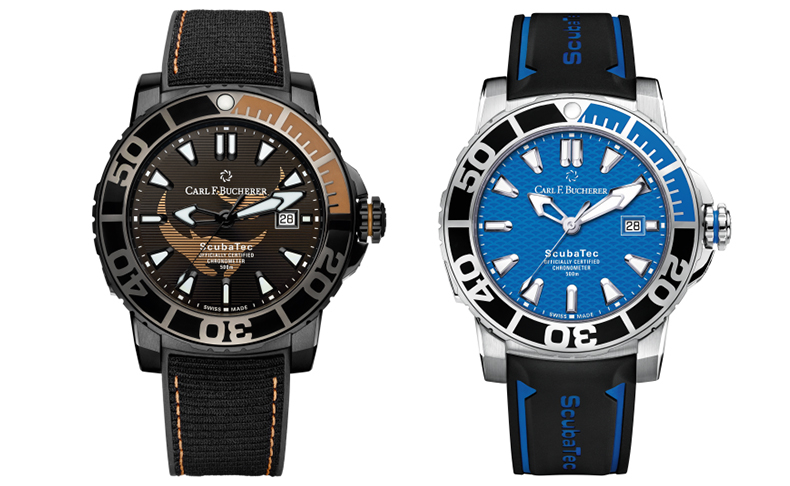 海でも街でも、タフさを見せるカール F. ブヘラのダイバーズウォッチが小田急百貨店 時計売場に集合!