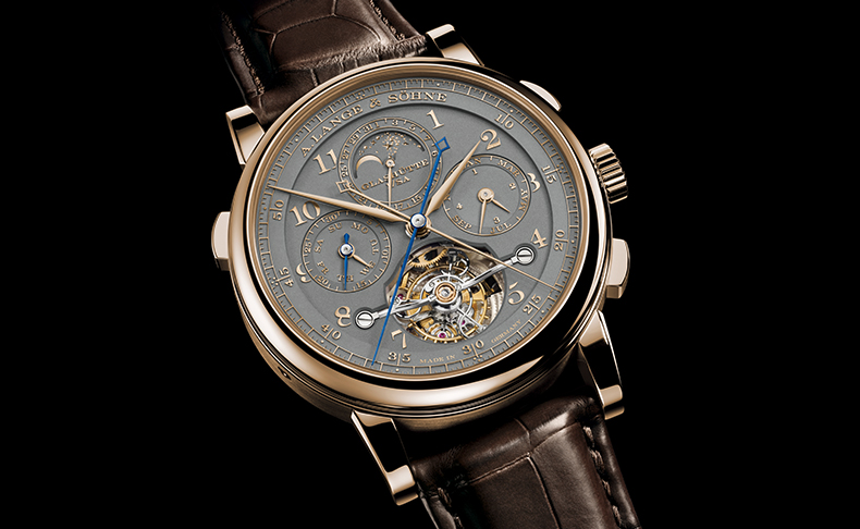 2020新作 ザクセン高級時計産業誕生175周年を記念する限定エディション。A.ランゲ&ゾーネ「トゥールボグラフ・パーペチュアル・ハニーゴールド “F. A.ランゲへのオマージュ”」