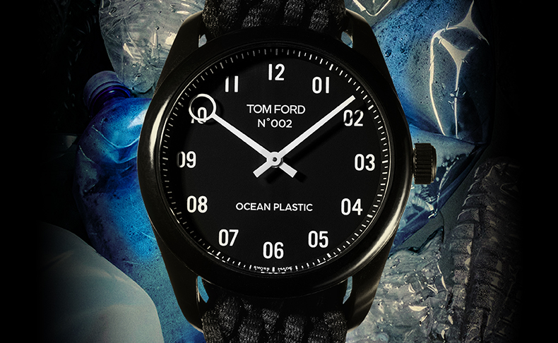 2021新作 100％オーシャンプラスチック製の時計、トム フォード「トム フォード オーシャンプラスチック タイムピース」
