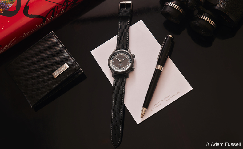 2021新作 2つのタイムゾーンを備えたショパール マニュファクチュール製タイムピースに現代的なツイスト。ショパール「L.U.C GMT ワン ブラック」