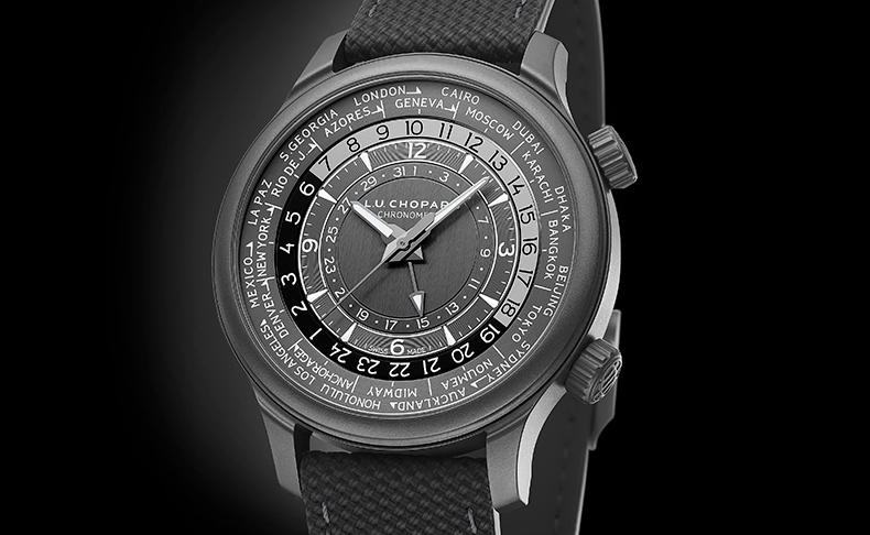 2021新作 世界に通じる高級時計製造の解釈。ショパール「L.U.C タイム トラベラー ワン ブラック」