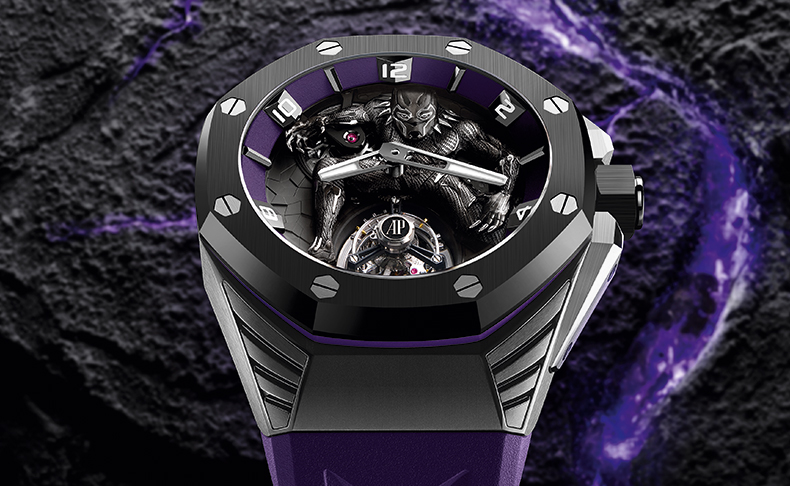 2021新作 オーデマ ピゲ×マーベル「ロイヤル オーク コンセプト “ブラックパンサー” フライング トゥールビヨン」