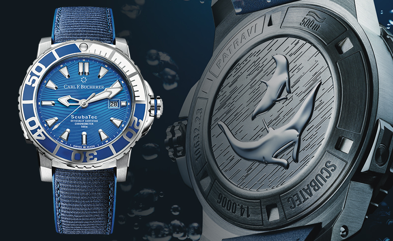 マンタが繋ぐ新たな関係 ~ カール F. ブヘラと一般財団法人沖縄美ら島財団。カール F. ブヘラのダイバーズウォッチをご購入の方に沖縄美ら海水族館の年間パスポートをプレゼント