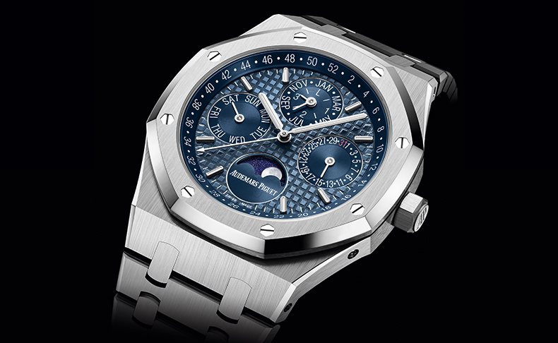 2021新作 オーデマ ピゲ「ロイヤル オーク パーペチュアルカレンダー」にブルーの新色が登場