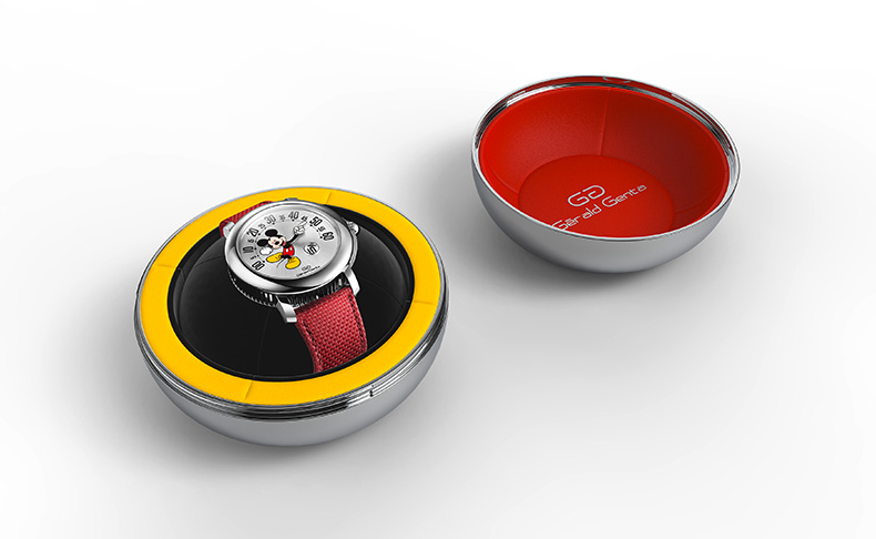 2021新作 ミッキーマウスが再登場。ブランドの代名詞となったあのキャラクターがよみがえる。ブルガリ「ジェラルド ジェンタ アリーナ レトログラード スマイル ミッキーマウス ディズニー」