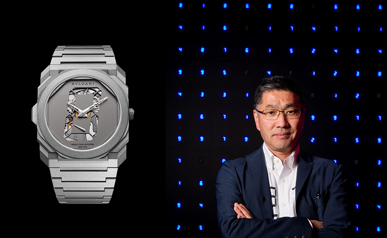 2021新作 現代美術家 宮島達男とブルガリのコラボレーションによる日本限定モデル、ブルガリ「オクト フィニッシモ 宮島達男 日本限定モデル」コレクションが登場