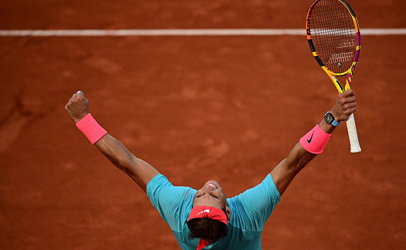 リシャール・ミルの最新作「RM 27-04 トゥールビヨン ラファエル・ナダル」を腕に着け、ラファがフレンチ オープン13回目の優勝の快進撃!
