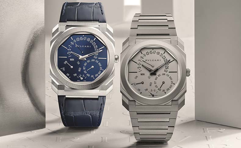 2021新作 7年間で約60もの国際的受賞を果たしたブルガリが7度目の世界記録を樹立した「オクト フィニッシモ パーペチュアルカレンダー」