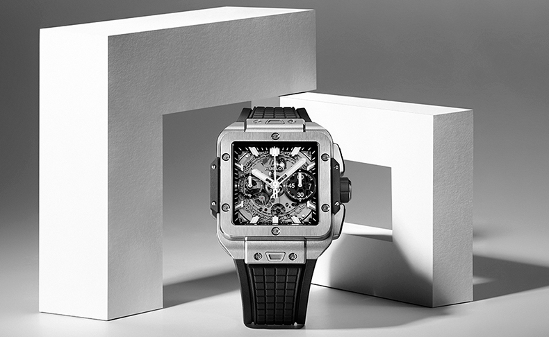 スクエア型がこれまでとは異なるエレガンスを放つウブロの新鋭「スクエア・バン ウニコ」　～YOSHIDAで体験する、高級時計への旅 第188回～