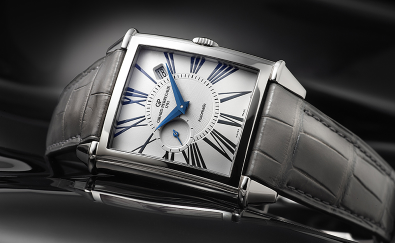 美品 ジラールペルゴ ヴィンテージ1945 腕時計 アリゲーター