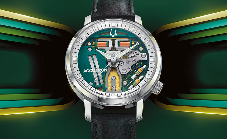 ブローバが革新的な音叉技術を再現し伝説の電子式音叉腕時計「アキュトロン」が復活