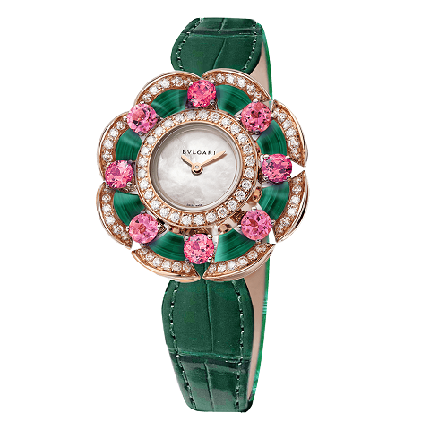 ブルガリ　BVLGARI ディーヴァドリーム ディヴィッシマ マラカイト＆ピンクトルマリン 103636