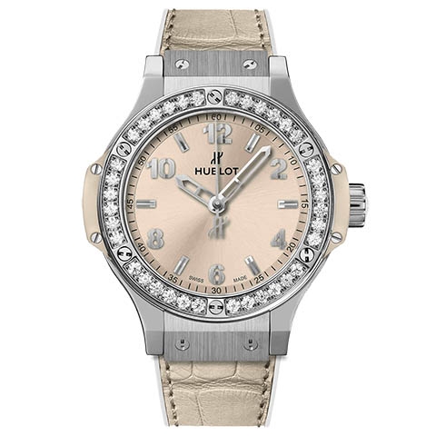 ウブロ　HUBLOT  ビッグ・バン スチール ベージュ ダイヤモンド 361.SX.892B.LR.1204.JPN